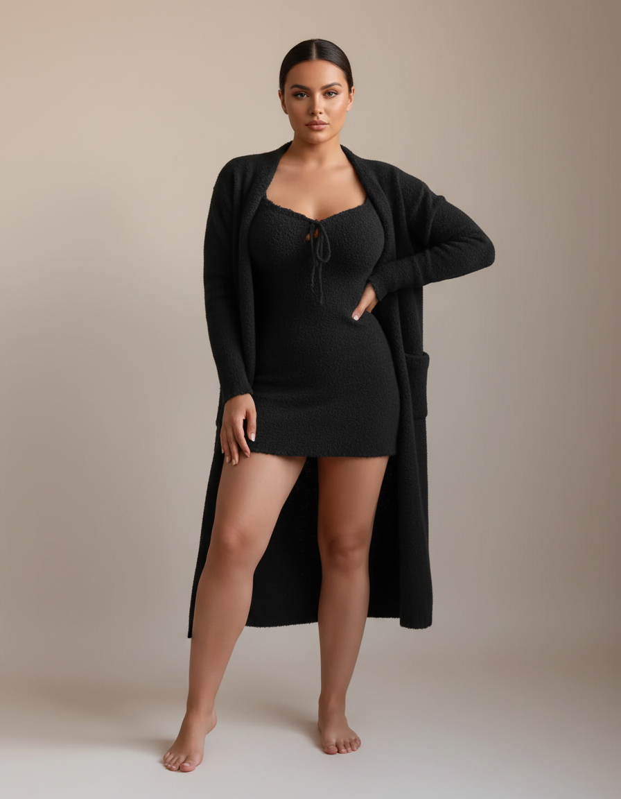 Ensemble Robe & Cardigan Long